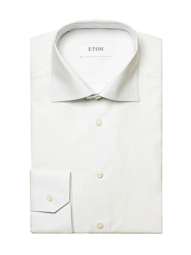 Eton Slim Fit Polka Dot Dress Shirt Product Image