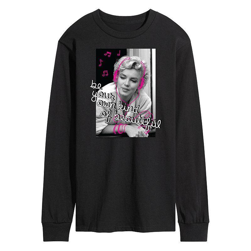 Mens Marilyn Monroe Headphones Tee Product Image