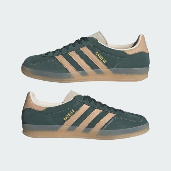 adidas Gazelle Indoor Shoes Shadow Green M 12 / W 13 Mens Product Image