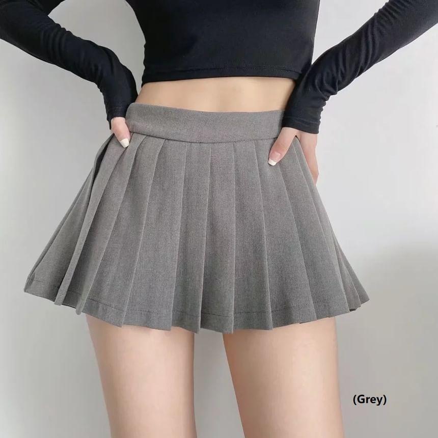 Pleated Mini Skirt product image