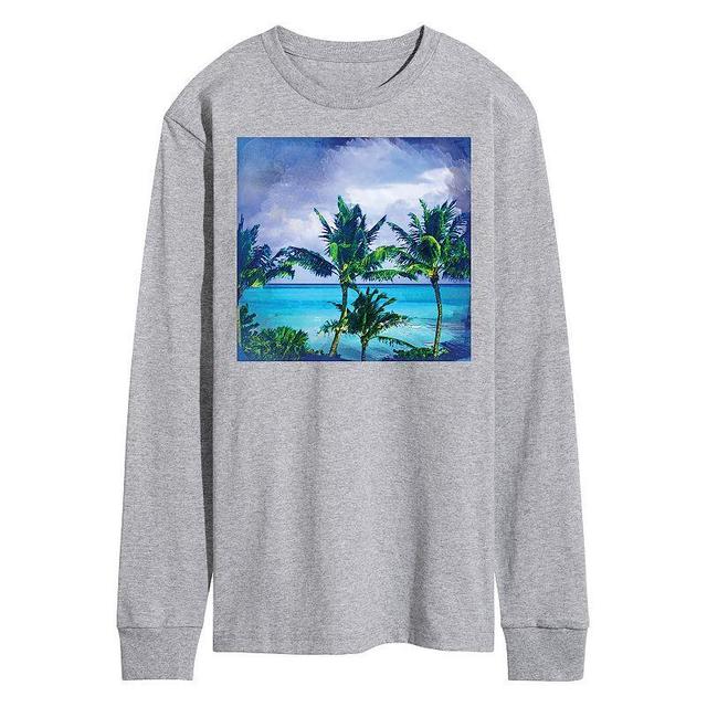 Mens Empyre Beach Graphic Tee Med Grey Product Image