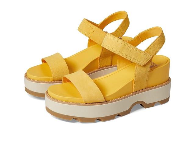 SOREL Joanie IV Y Strap Wedge Ray/Honey White) Women's Shoes Product Image