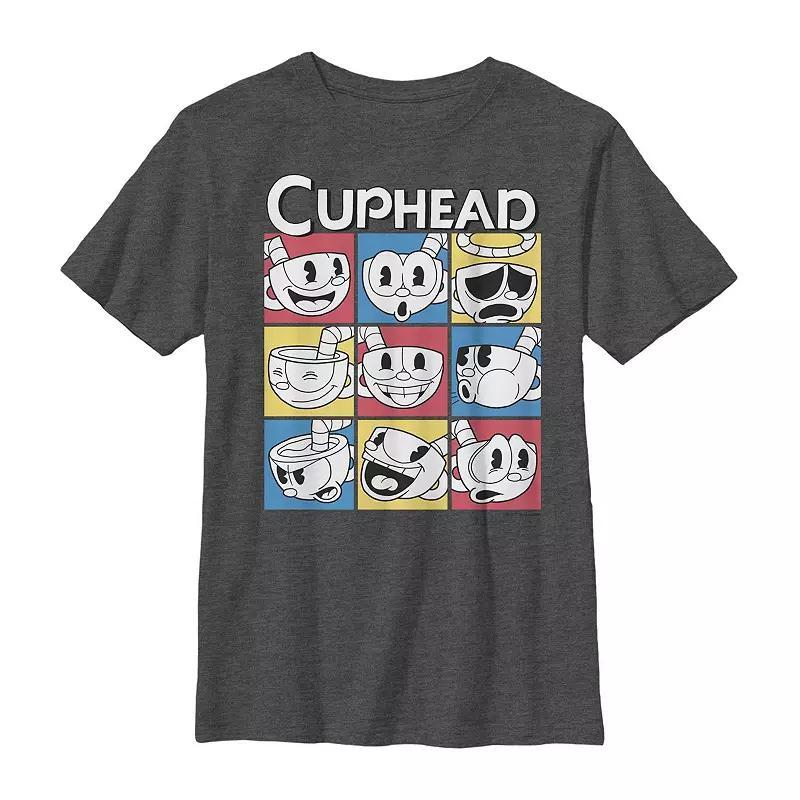 Boys 8-20 Cuphead Logo Graphic Tee, Boys Blue Product Image