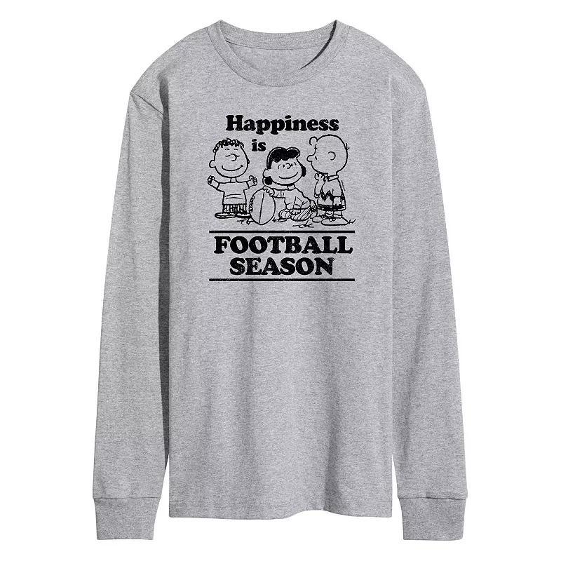 Mens Peanuts Happiness Is Football Season Tee Product Image