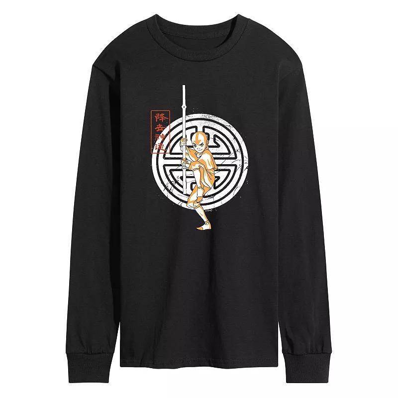 Mens Avatar Aang Crest Long-Sleeve Tee Product Image