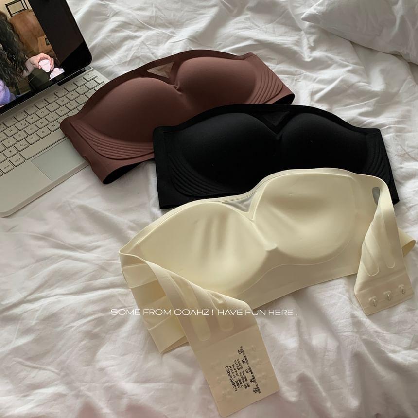 Plain Seamless Bandeau Bra Product Image