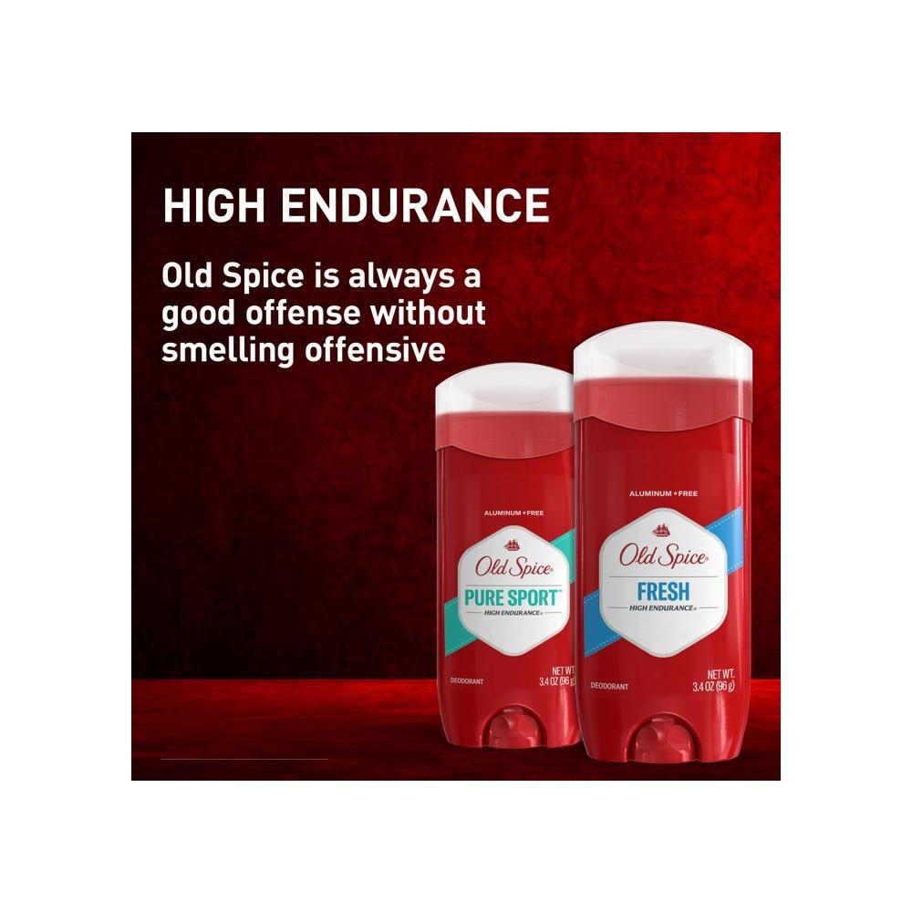 Old Spice High Endurance Aluminum Free Deodorant for Men - 3.4oz/2pk Product Image