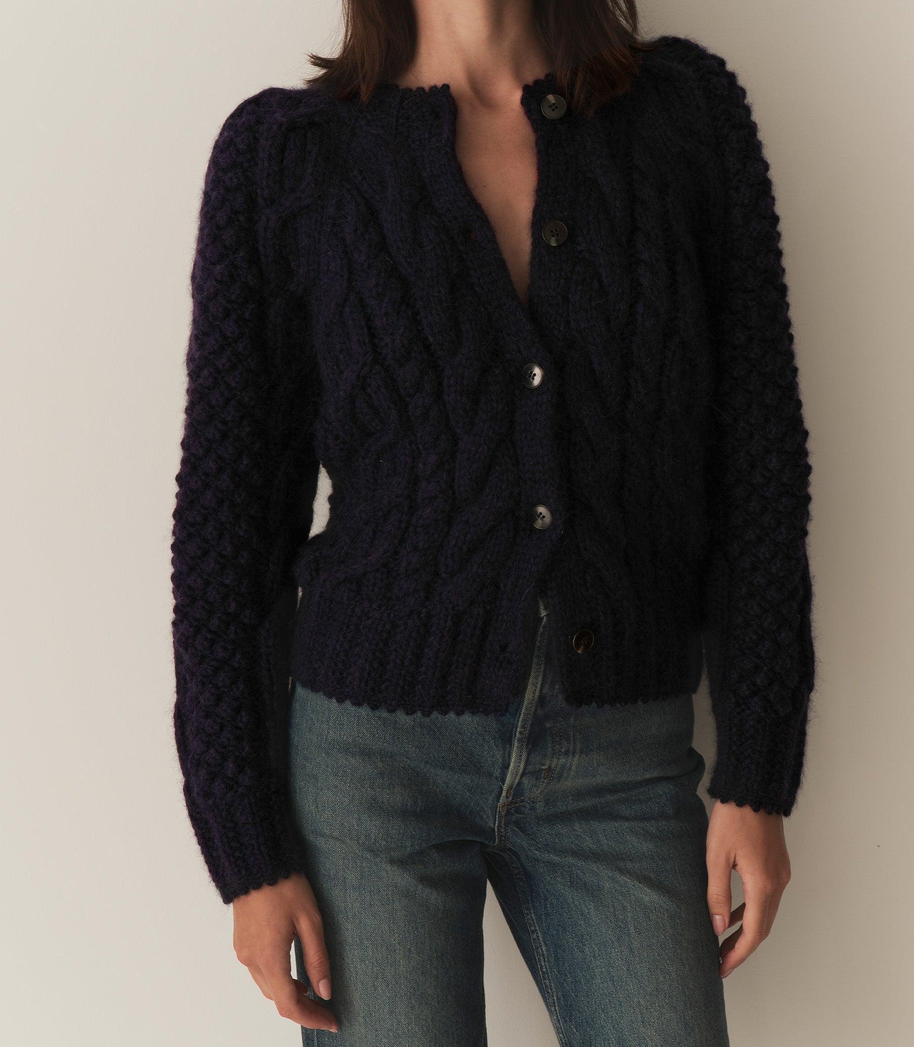 CHANNEL CARDIGAN -- NAVY product image