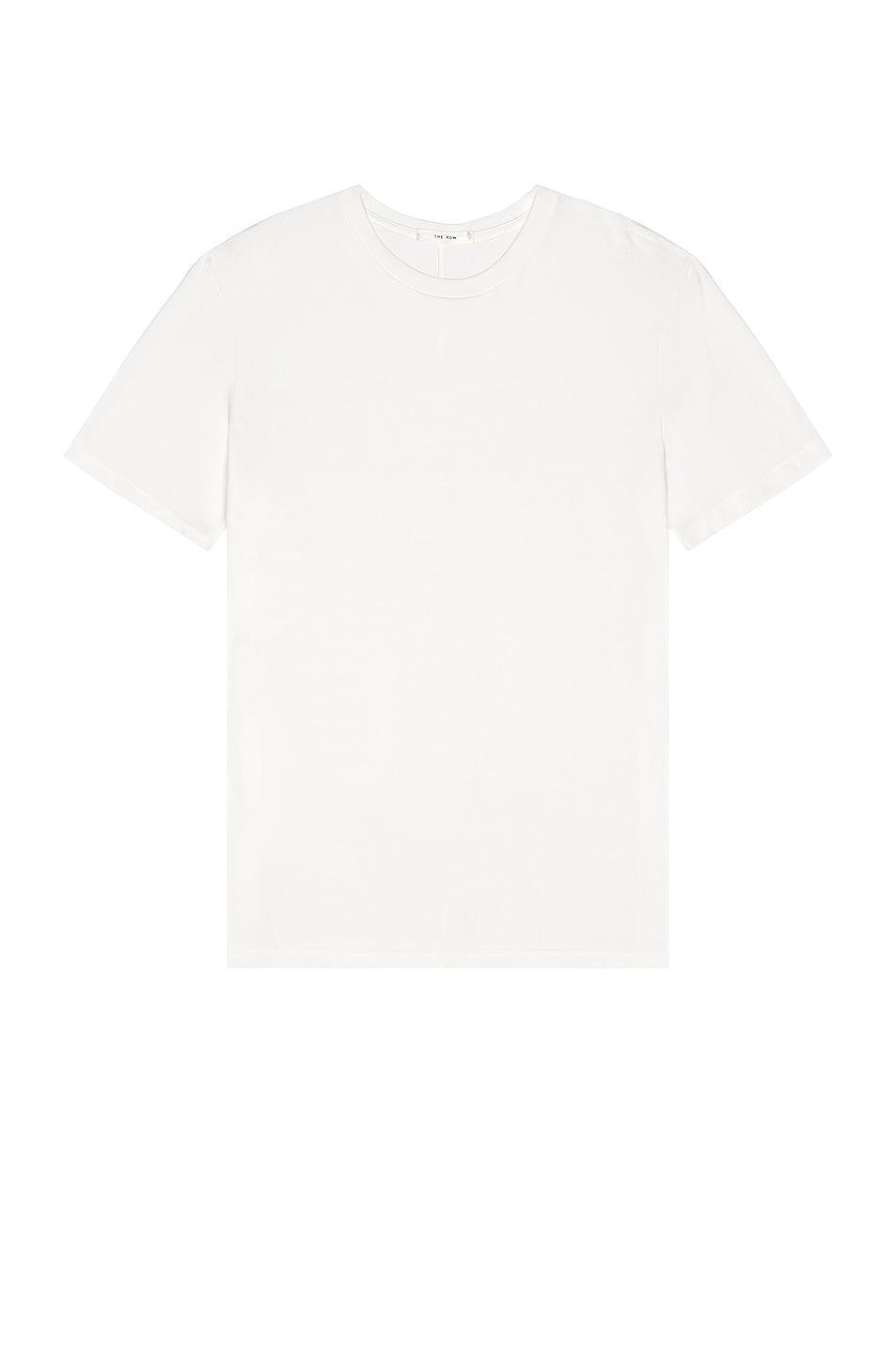 The Row Luke T-Shirt in White Product Image