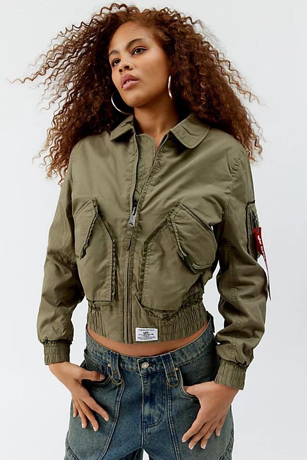 Alpha Industries CWU 36/P Mod Bomber Jacket Womens at Urban Outfitters Product Image