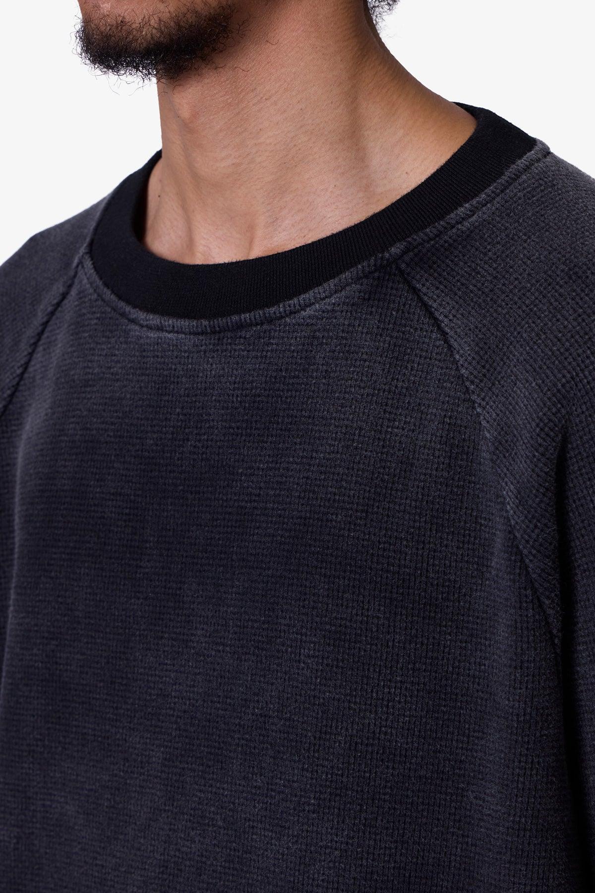 Washed Thermal L/S Tee - Washed Black Product Image