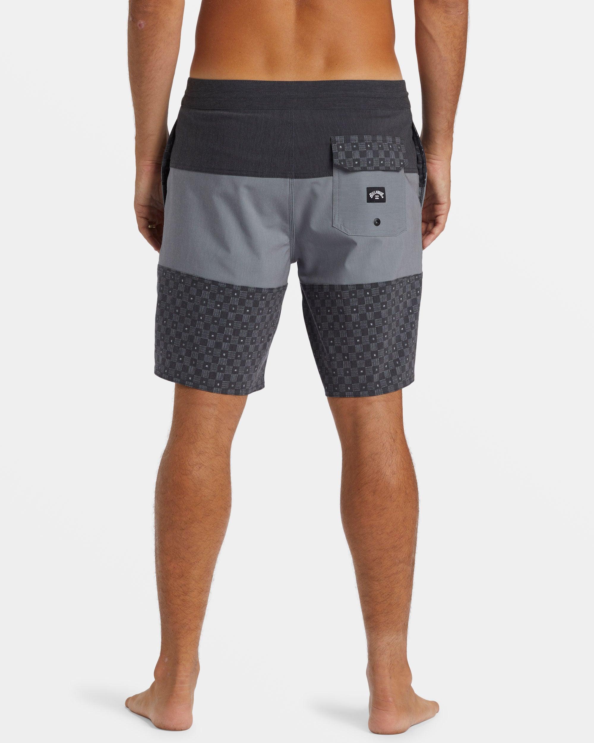 Tribong Lo Tide 19" Boardshorts - Black Male Product Image