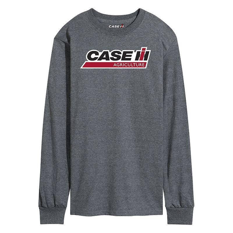 Mens Case IH Logo Distressed Long Sleeve Product Image