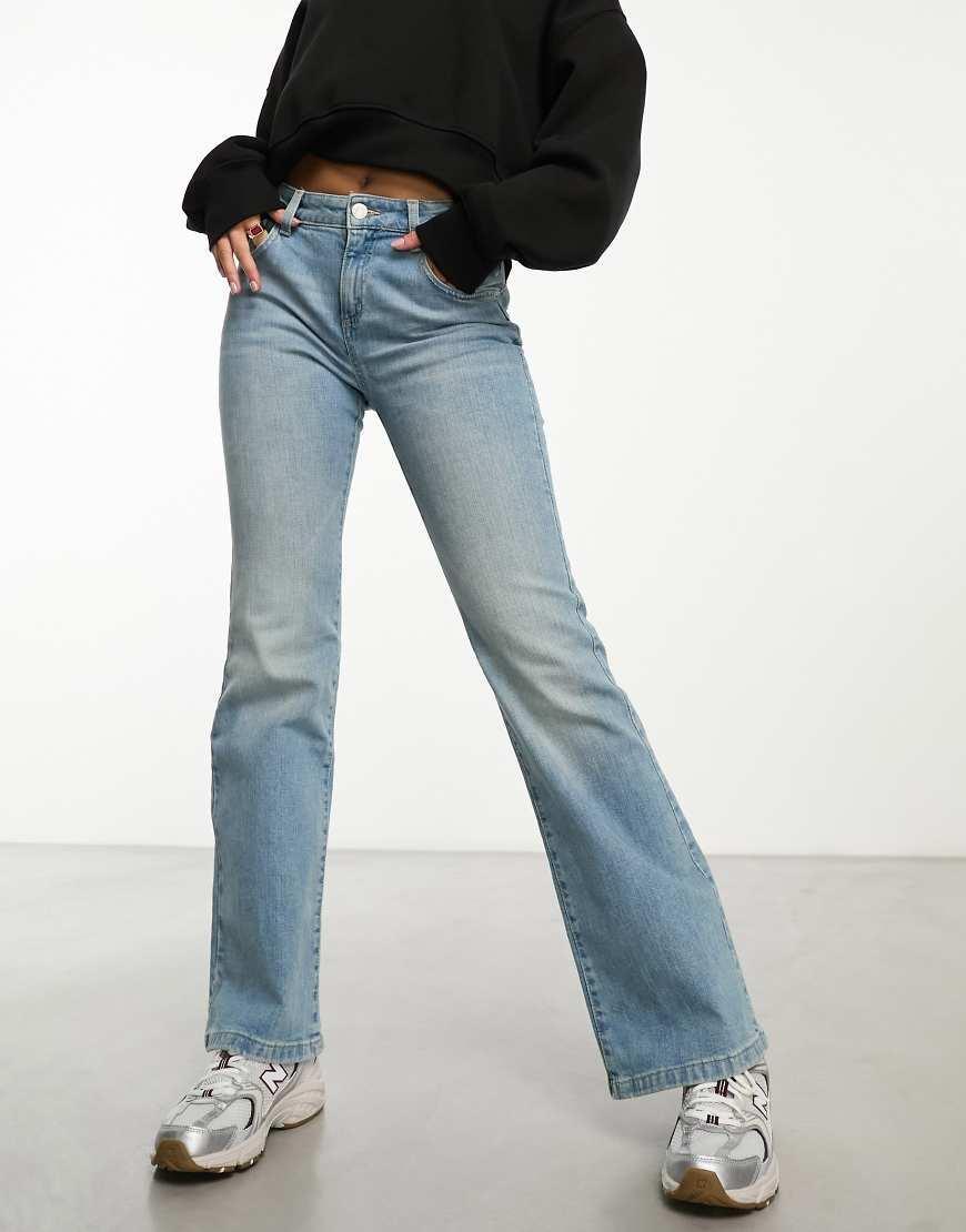 Cotton On Womens Stretch Bootleg Flare Jeans - Desert Blue Product Image