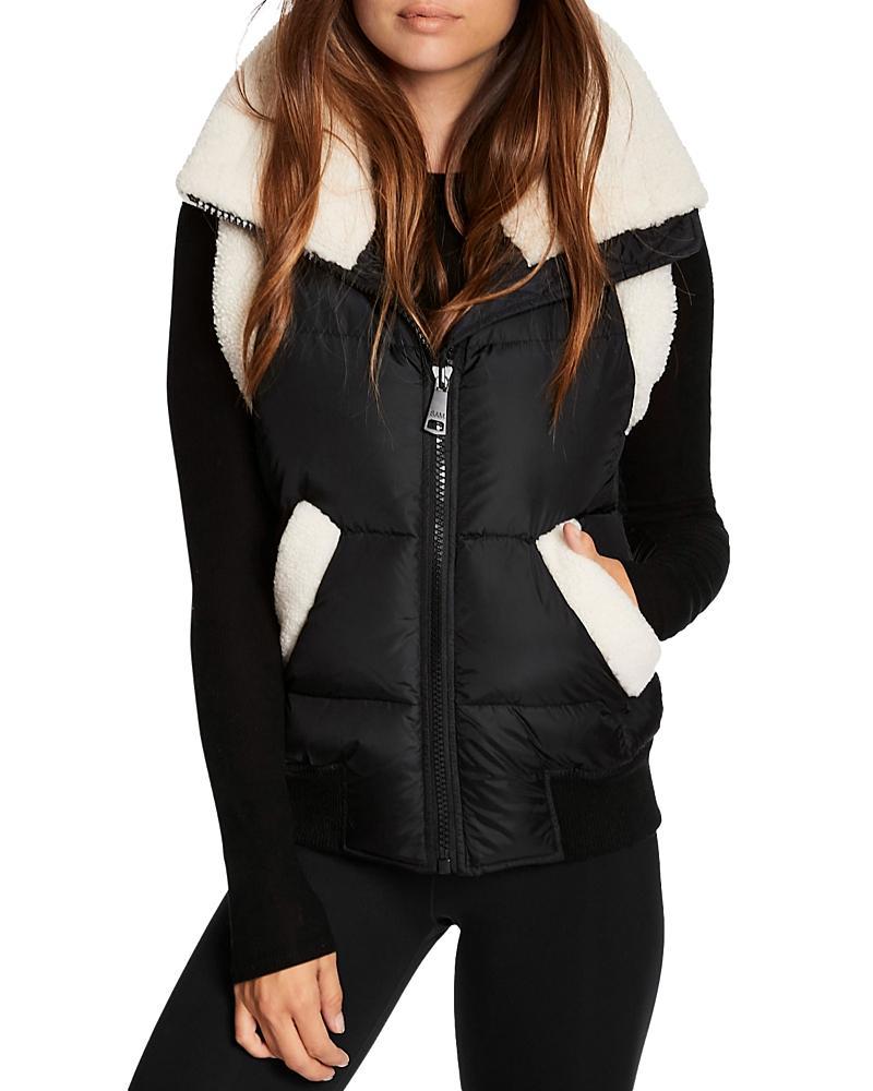 Sam. Billie Sherpa Trim Puffer Vest Product Image