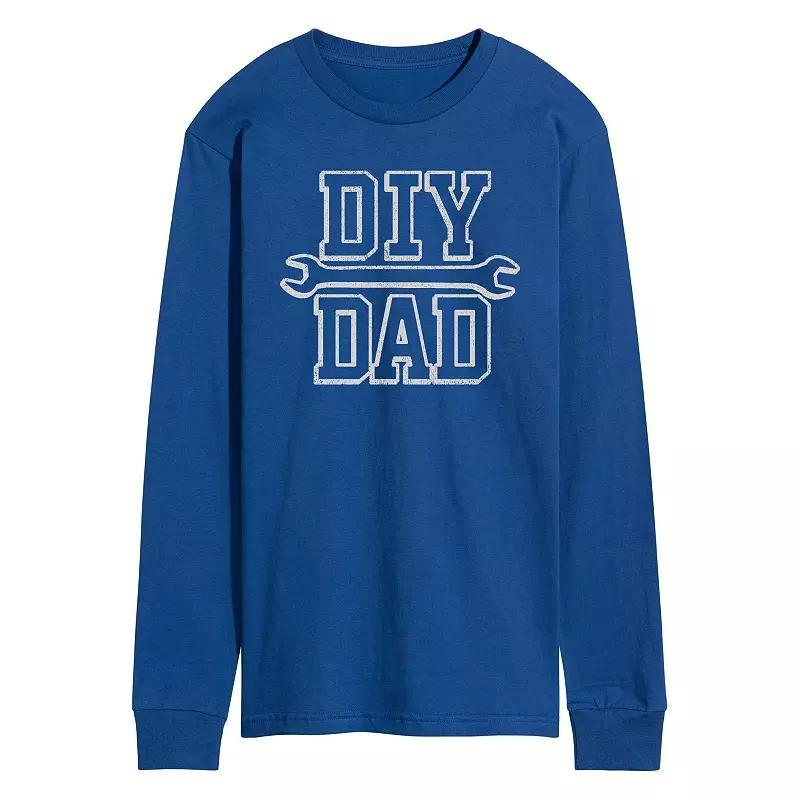 Mens DIY Dad Long Sleeve Graphic Tee Product Image