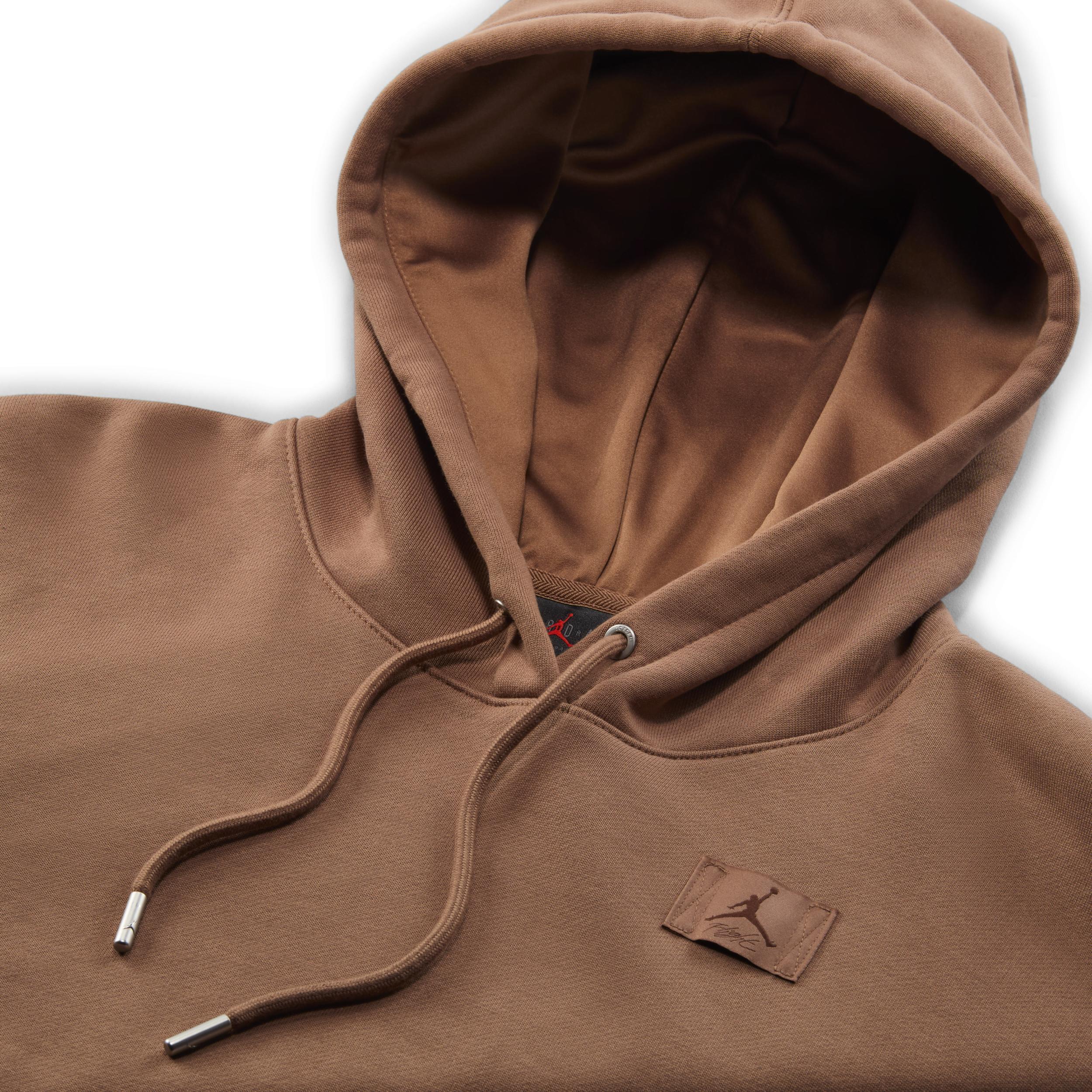 Jordan Womens Jordan Flight Fleece Pullover Hoodie 24 - Womens Brown/Brown Product Image