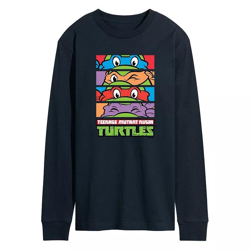 Mens Teenage Mutant Ninja Turtles Stacked Faces Tee Product Image