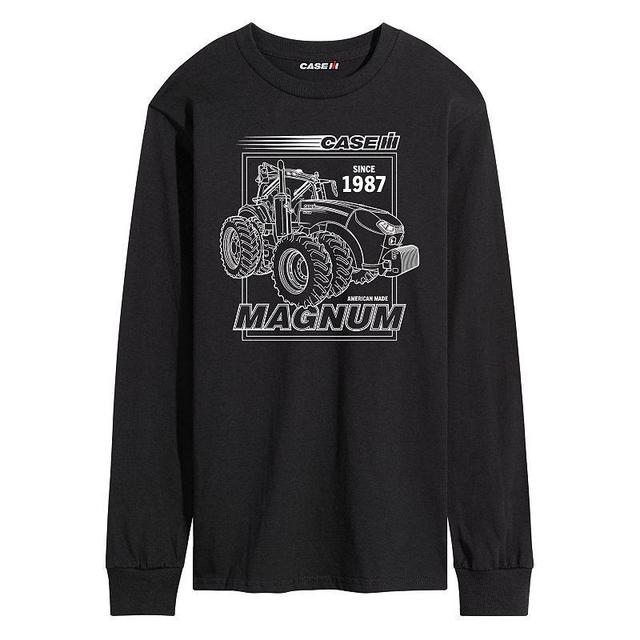 Mens Case IH Magnum White Long Sleeve Graphic Tee Product Image