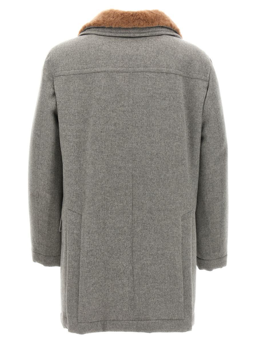 Cashmere Jacket In Gray Product Image