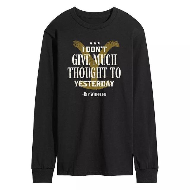 Mens Yellowstone Dont Give Much Thought Long Sleeve Graphic Tee Product Image