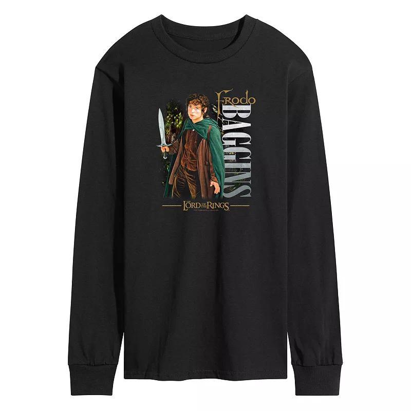 Mens Lord Of The Rings Frodo Baggins Long Sleeve Graphic Tee Product Image