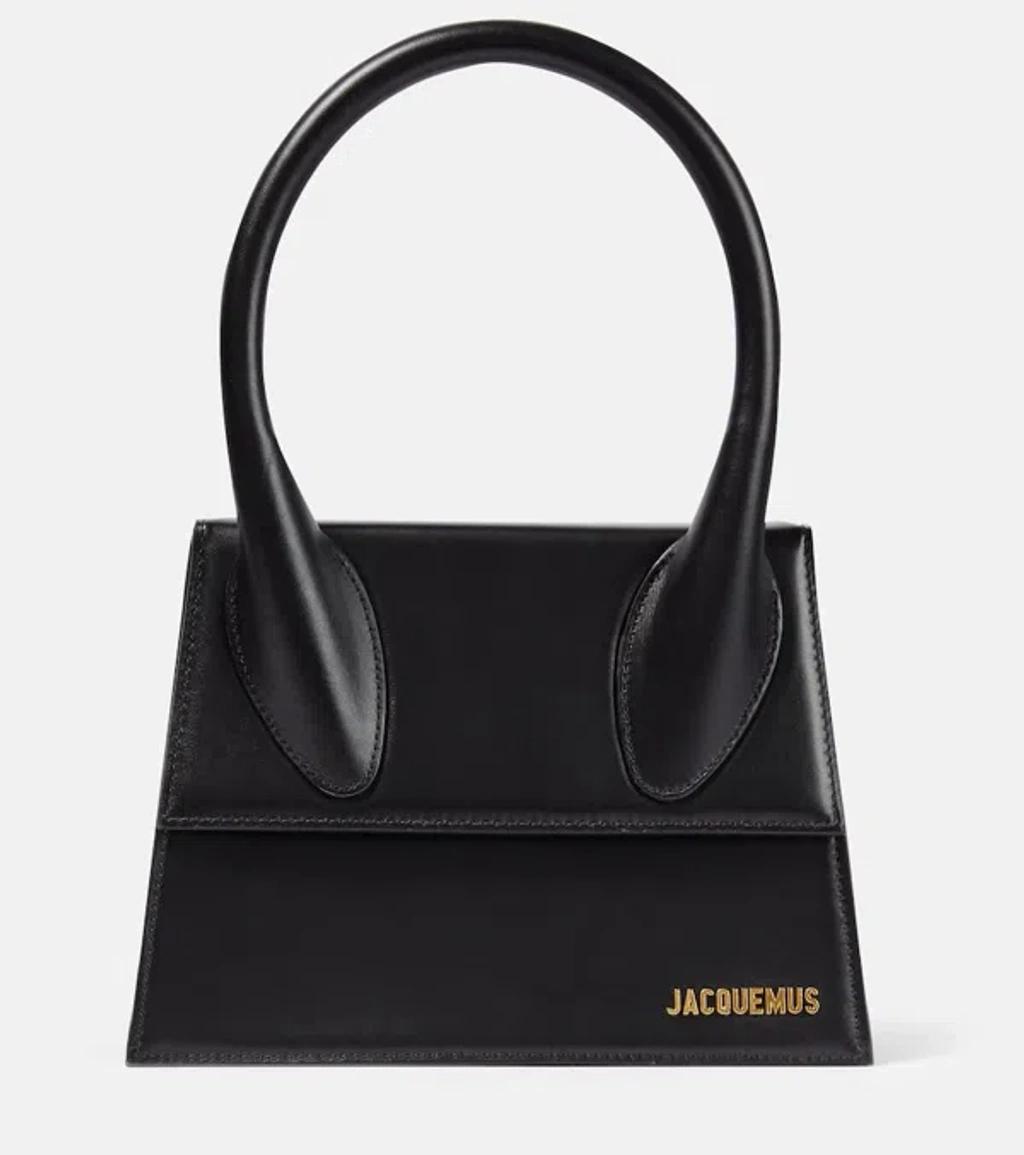 JACQUEMUS Le Grand Chiquito Leather Tote Bag In Black Product Image