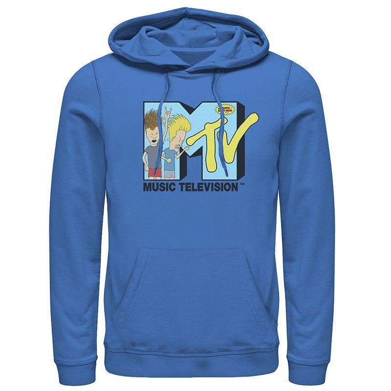 Mens Mtv Headbangers Rock Logo Hoodie Product Image