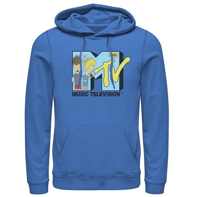 Mens Mtv Headbangers Rock Logo Hoodie Product Image