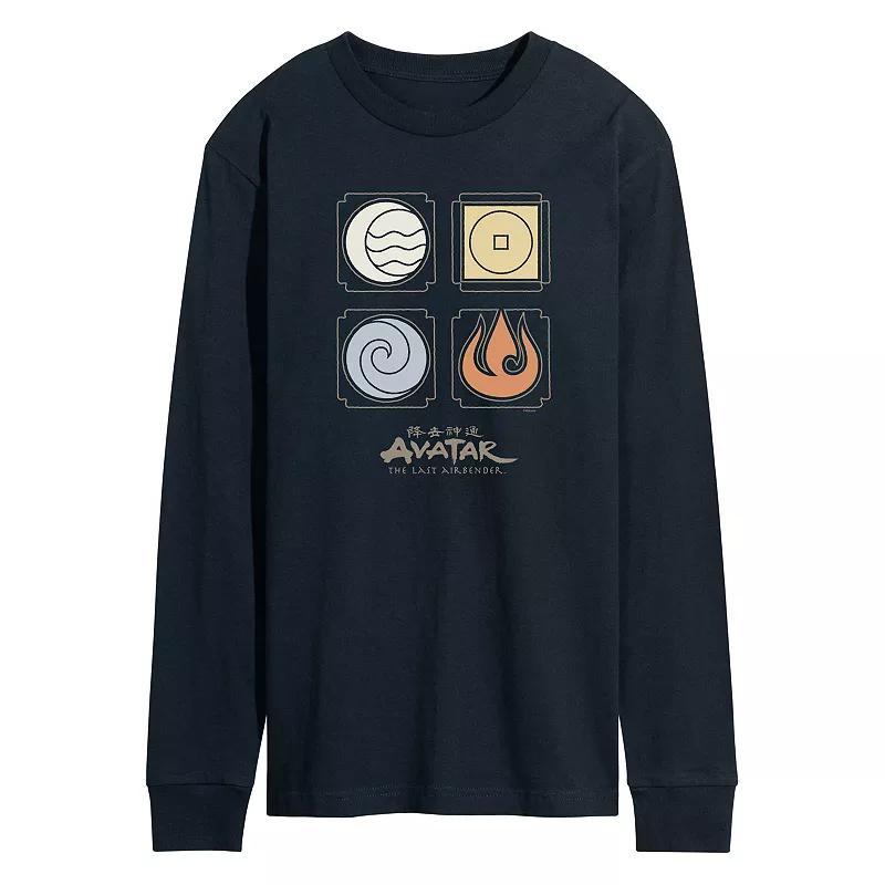 Mens Avatar Nations Symbols Long-Sleeve Tee Product Image