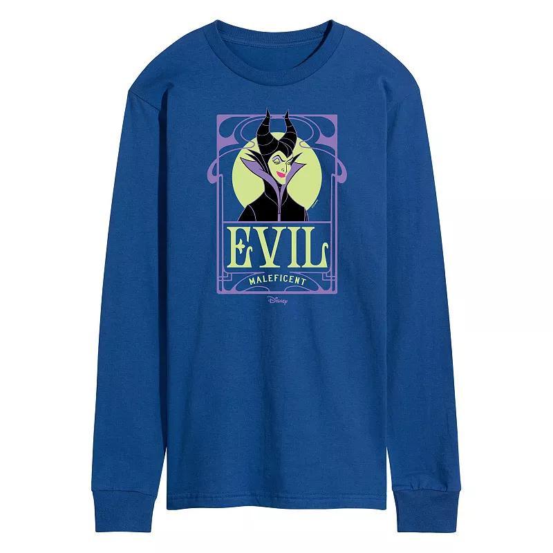 Disney Villains Mens Evil Maleficent Long Sleeve Grey Product Image