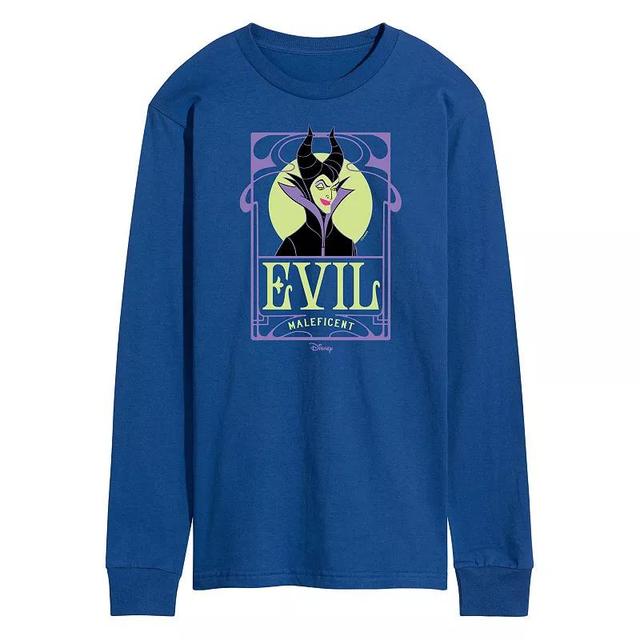 Disney Villains Mens Evil Maleficent Long Sleeve Grey Product Image