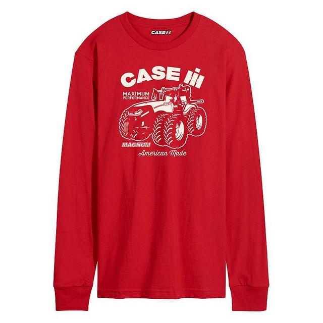 Mens Case IH Max Performance Long Sleeve Graphic Tee Product Image