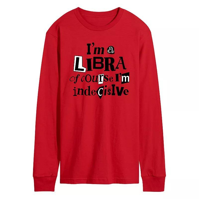 Mens Im A Libra Indecisive Long Sleeve Graphic Tee Product Image