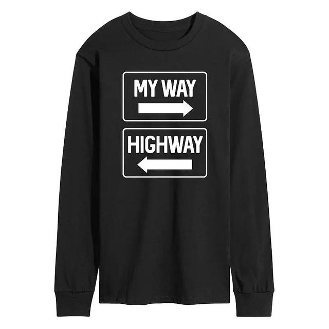 Mens My Way Highway Tee Black Product Image