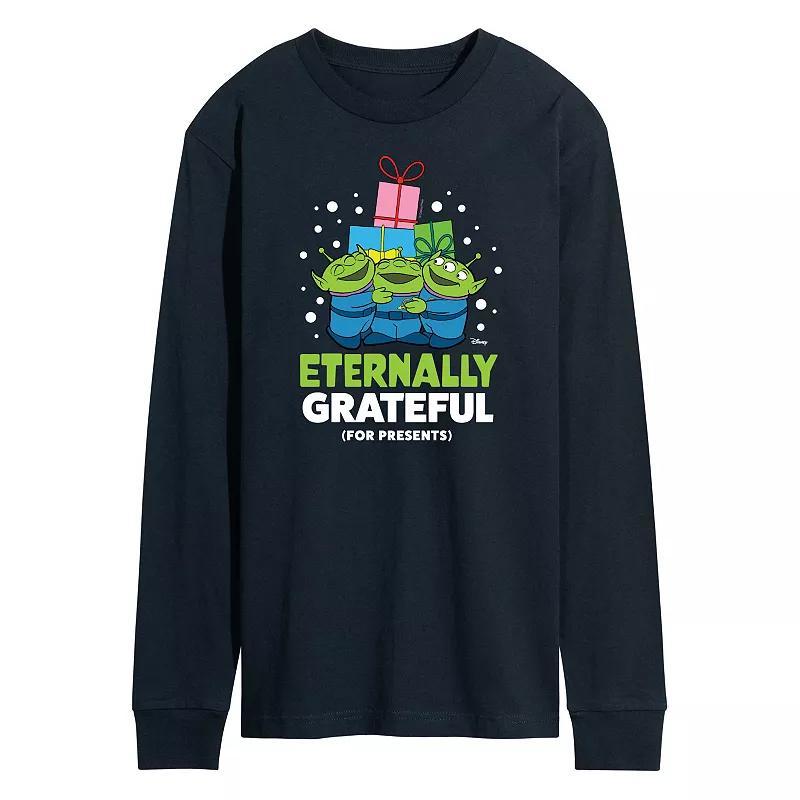 Disney / Pixars Toy Story 4 Mens Eternally Grateful Long Sleeve Graphic Tee Blue Product Image