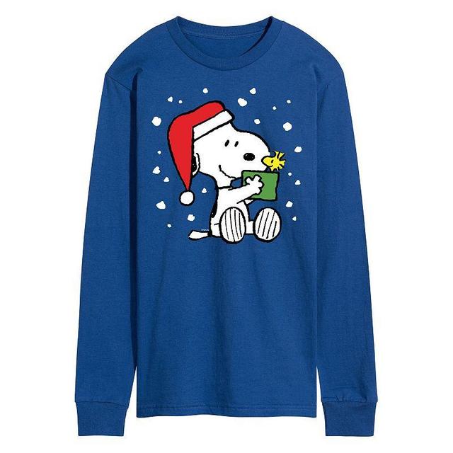 Mens Peanuts Present Long Sleeve Tee Product Image