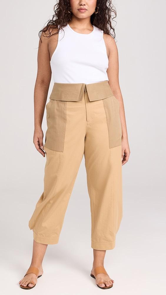 FRAME Foldover Trousers | Shopbop Product Image