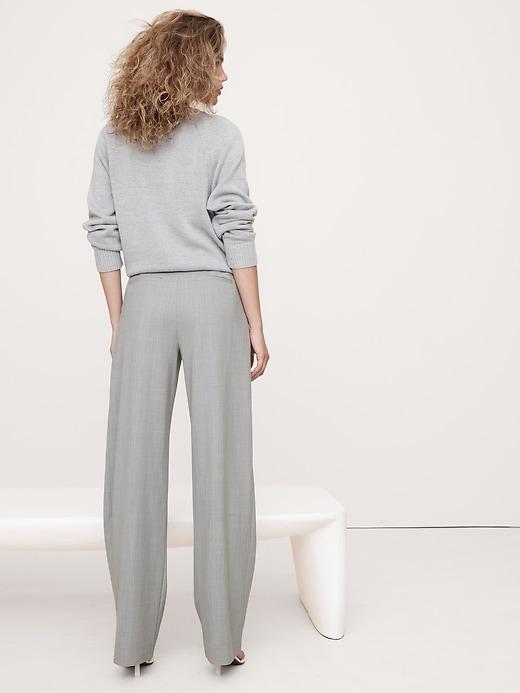 High-Rise Wide-Leg Wool Pant Product Image