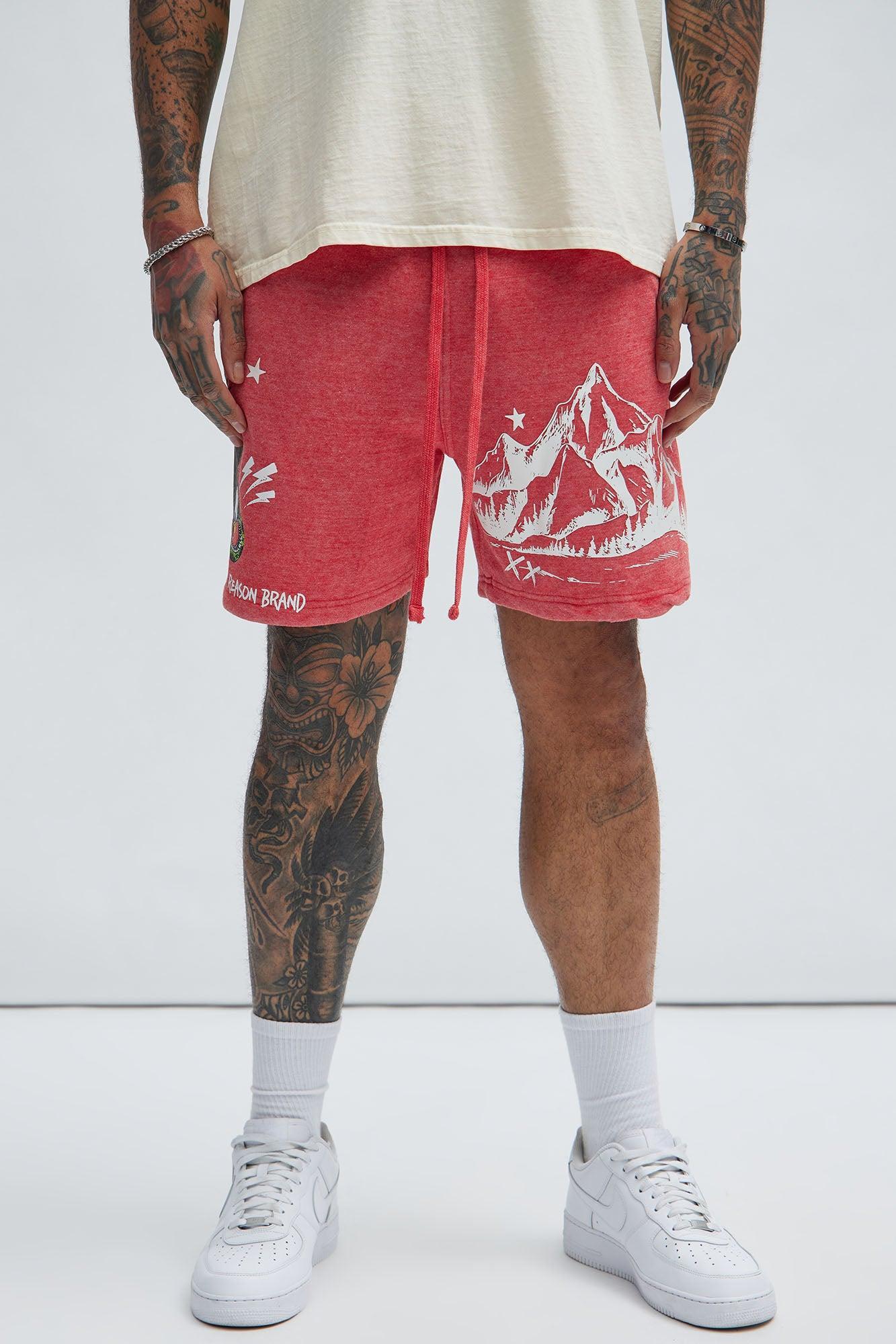 Apex Predator Sweatshorts - Red Product Image