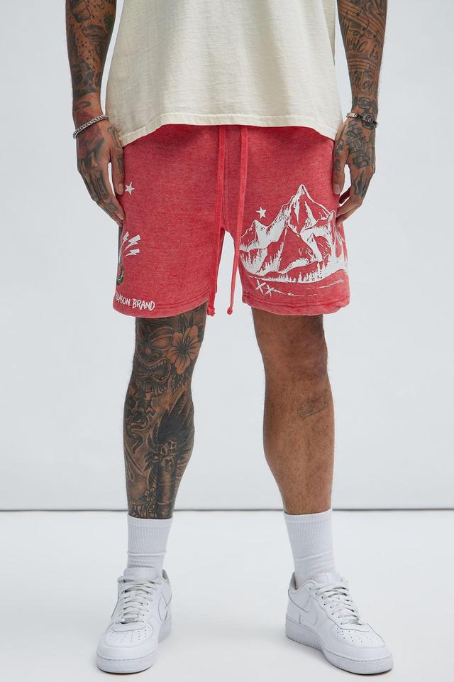 Apex Predator Sweatshorts - Red Product Image