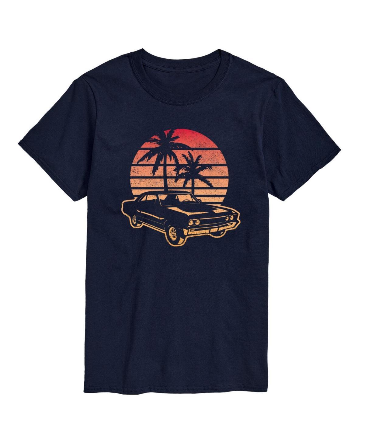 Airwaves Mens Sunset Car Short Sleeve T-shirt Product Image