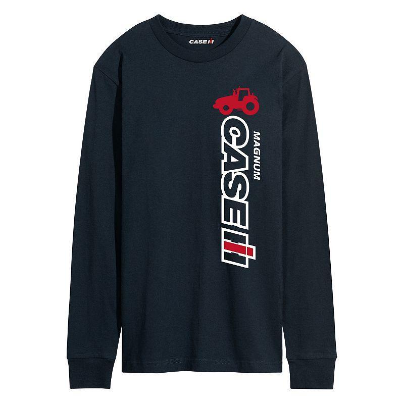 Mens Case IH Vertical Logo Long Sleeve Graphic Tee Product Image