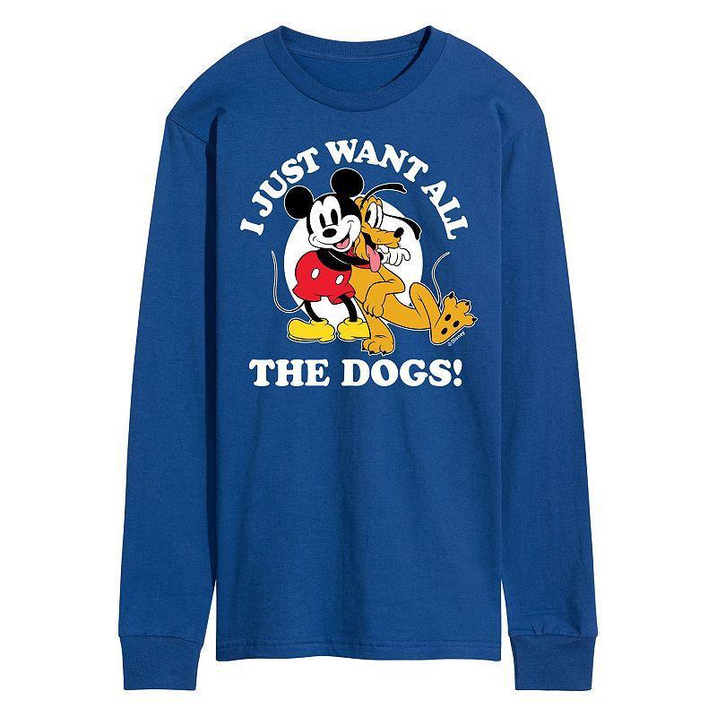 Mens Disneys Mickey & Pluto Want All The Dogs Tee Product Image