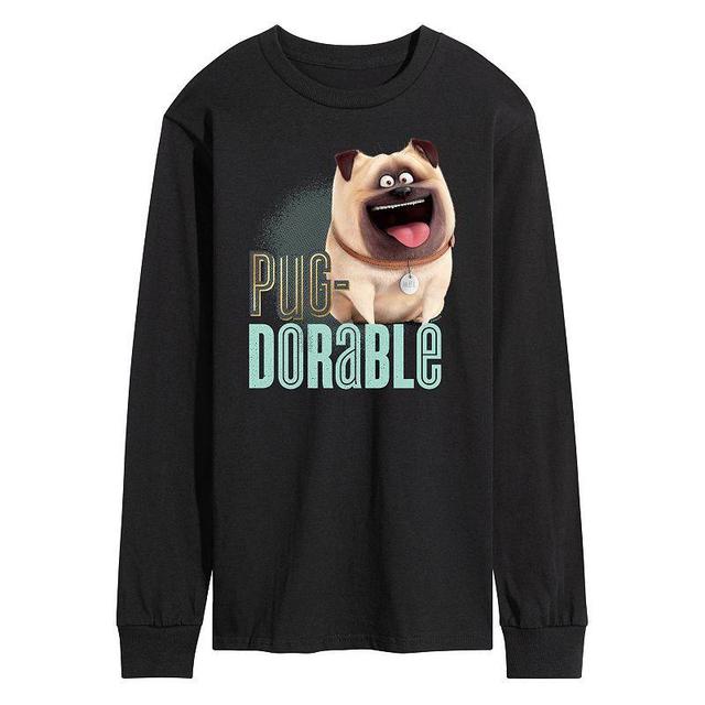 Mens The Secret Life of Pets Pug-Dorable Graphic Tee Product Image