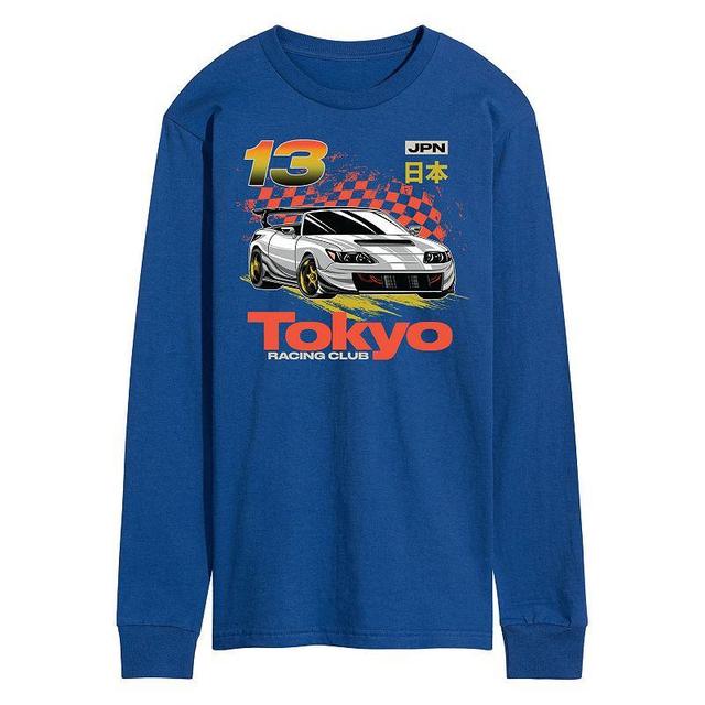 Mens Tokyo Racing Club Tee Med Blue Product Image