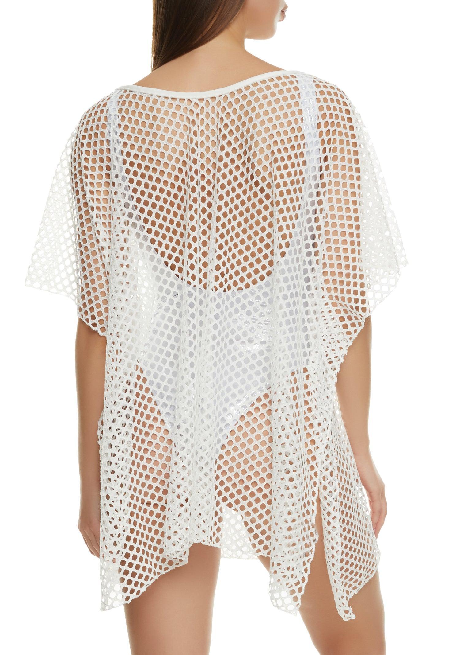 Womens Fishnet Swim Cover Up Product Image