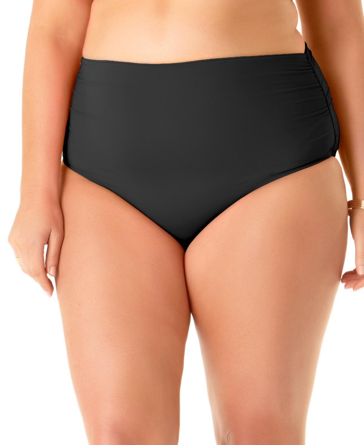 Anne Cole Plus Size High-Waist Bikini Bottoms Womens Swimsuit Product Image