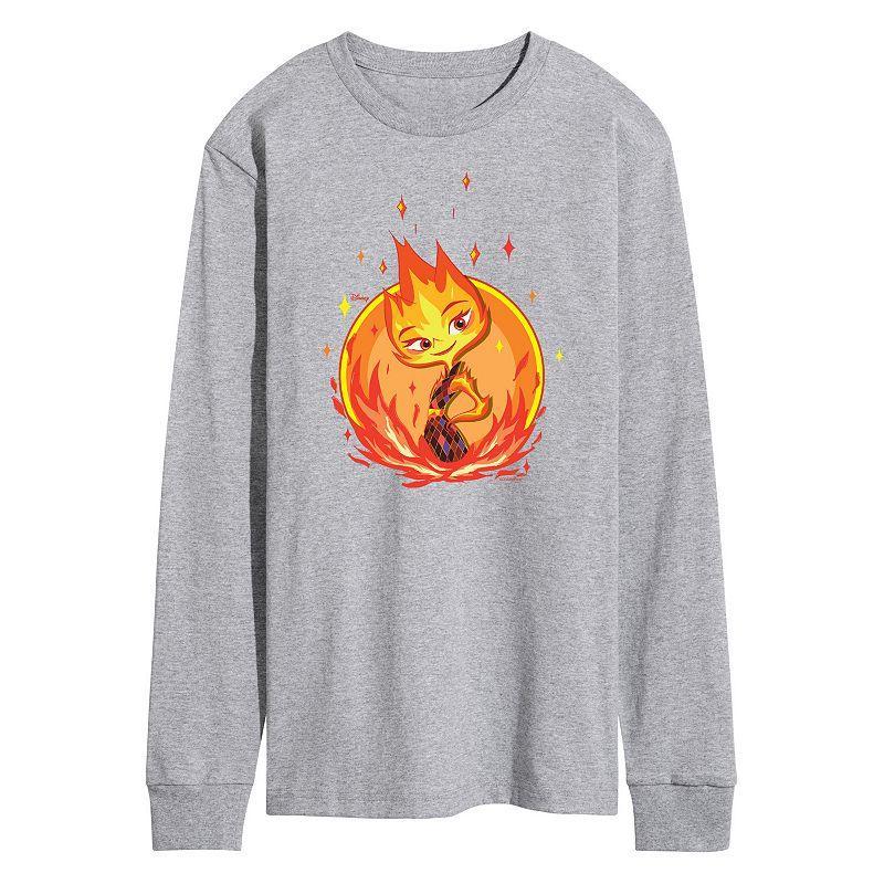 Disneys Elemental Mens Ember Badge Long Sleeve Product Image