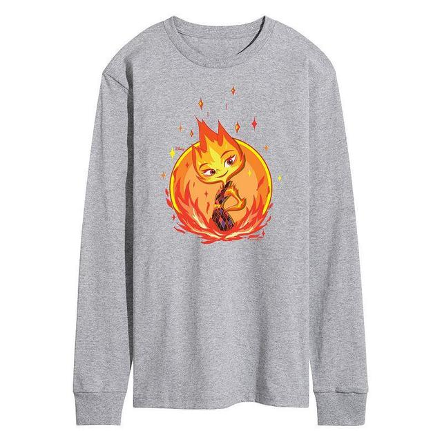 Disneys Elemental Mens Ember Badge Long Sleeve Product Image